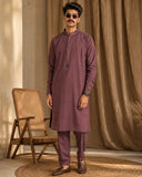 The Signature Maroon Kurta Pajama For Men's