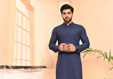 Royal Blue Blended kameez shalwar