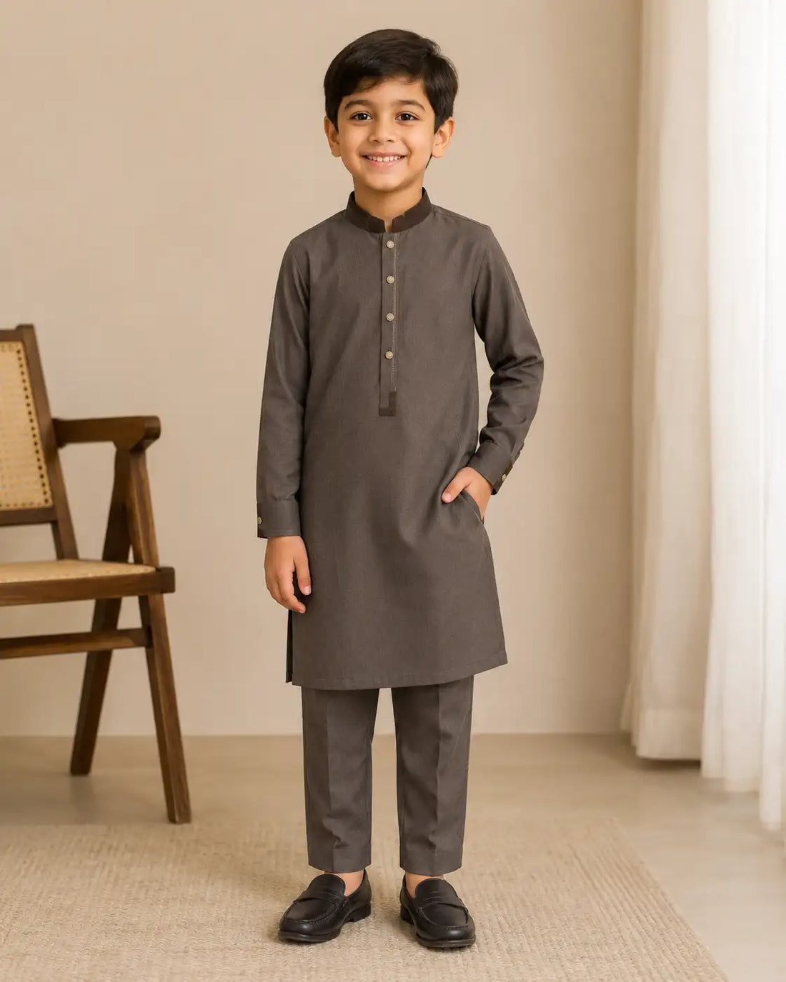 Karimi Mens Wear Sea Green Heritage Sea Green Large 2026 100% Polyester Blended Fabric Mens Kurta Pajama Set Variant 03 - Mens Kurta Pajama Set in Sea Green, Large, front product view