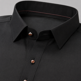 Jet Black Detailing Kurta-Pajama For Men's