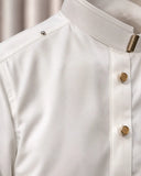 Off-White Premium Band Collar Kurta For Kid's