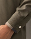 Premium Olive Green Blended Fabric For Kid's