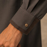 The Signature Charcoal Kurta For Boy's
