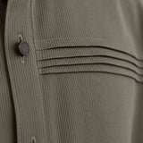 The Textured Sage Grey Kurta Pajama For Kid's