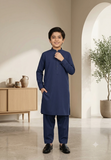Royal Blue Blended kameez shalwar
